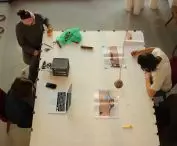 The team worked on the exhibition project in Tuchow
