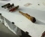 documentation of the exhibition work process