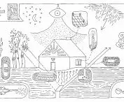 Design drawing by Maciej Siuda for the exhibition 