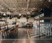 Employee canteen of VMI Poland company in Leszno