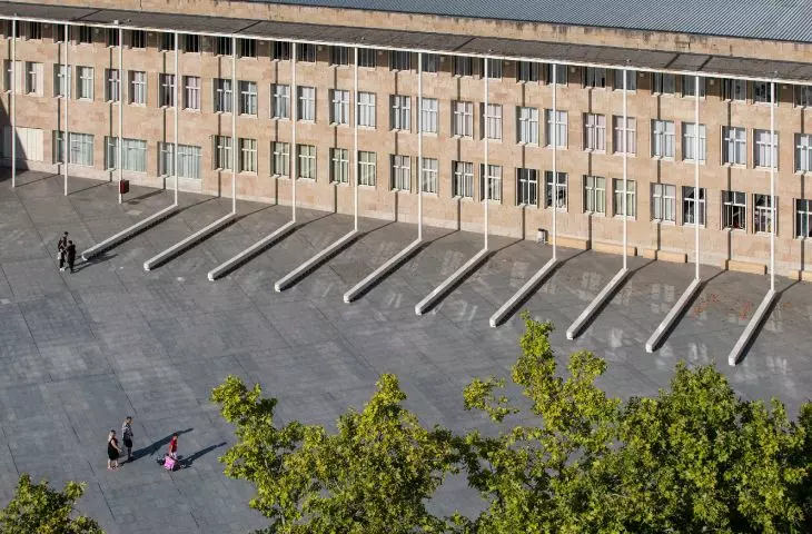 Benches for the town hall square in Logroño, Spain