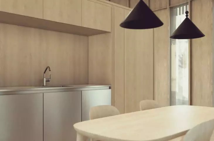 wnętrze domku