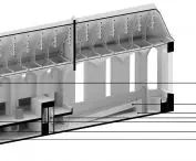 axonometry of section