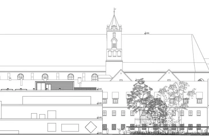 south elevation