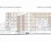 cross-section A-A - elevation development