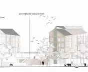 urban cross-section of the museum