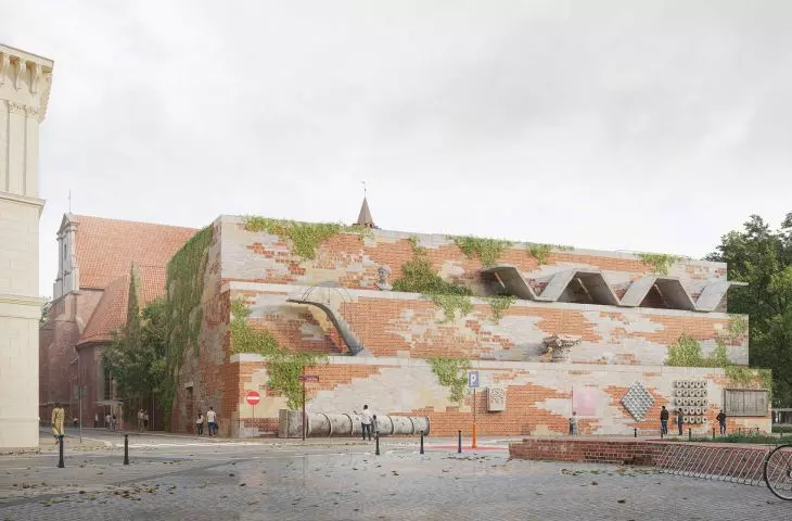 First Prize in the competition for the project of reconstruction and extension of the Museum of Architecture in Wroclaw