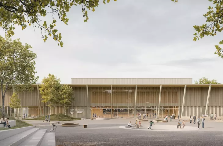 Drugie miejsce: Anna Stryszewska-Słońska Marta Homrowska Kinga Kopczyk Natalia Olkowska Natalia Sochacka. Heinle, Wischer und Partner Architekci Sp. z o.o. Wrocław