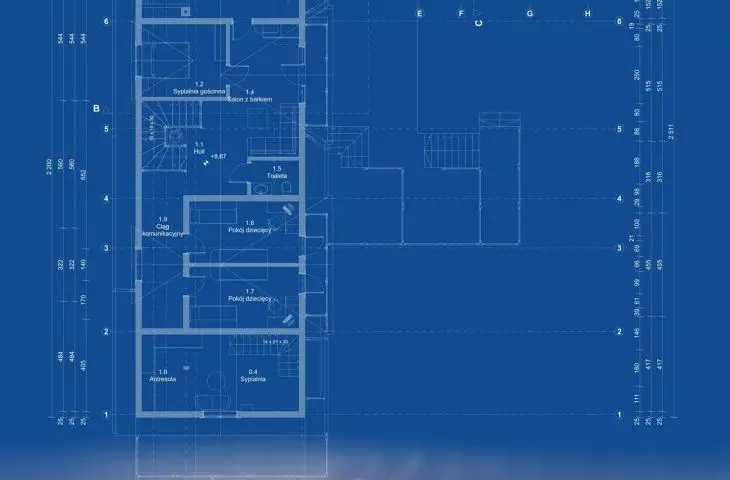 attic projection, elevation