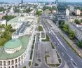 Bank Square in Warsaw after changes