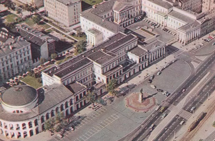 Plac Bankowy w latach 60. XX wieku