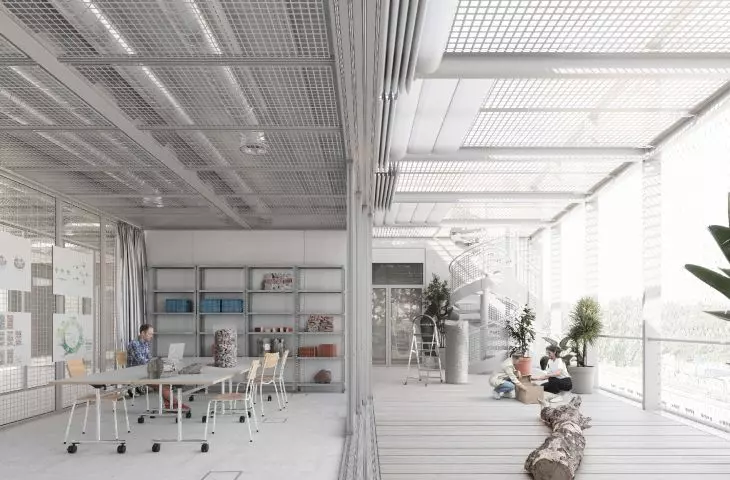 visualization of the spacious interior