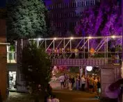 HUTA at night