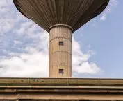 Brutalist water tower is listed in the register of monuments