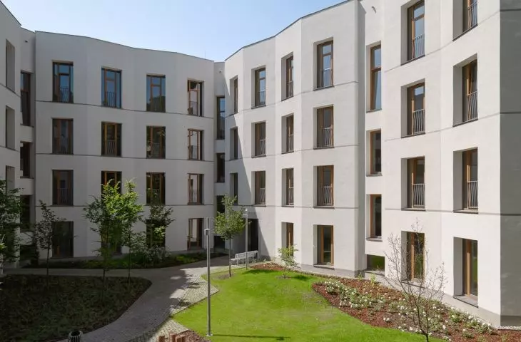 Solna 6 residential complex, Poznan, designed by JEMS Architekci