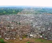Kibera district in Nairobi