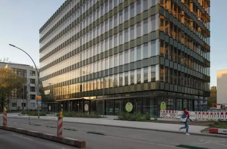 Die Macherei office building in the heart of Berlin's Kreuzberg