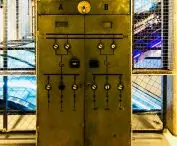Elements of the former power plant were left behind