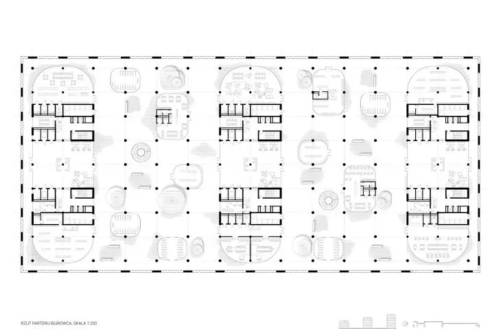 first floor plan of the office building