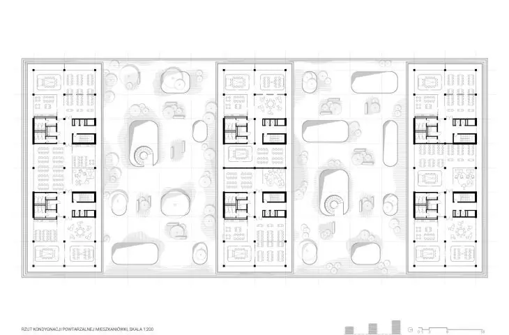 floor plan of a repeat dwelling