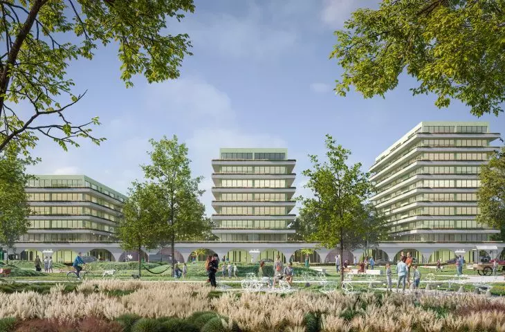 visualization - office buildings