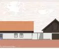 west elevation of the veterinary block