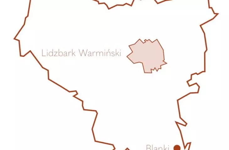 lokalizacja na mapie gminy Lidzbark Warmiński