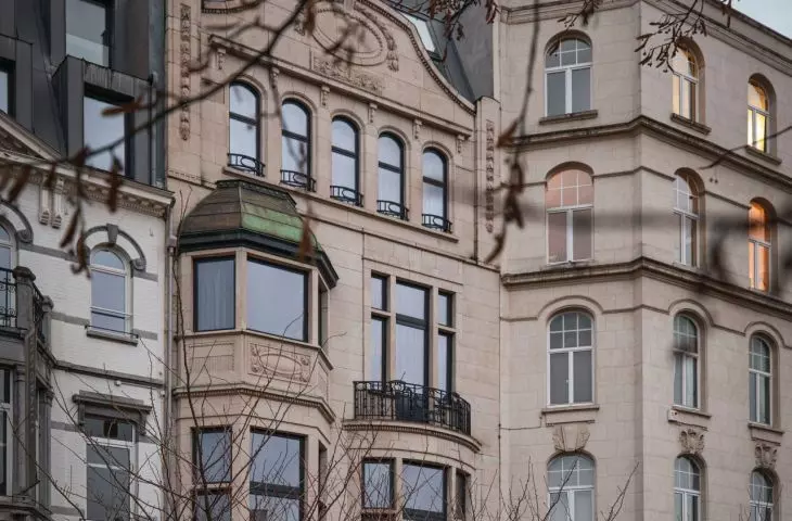 The young owners of the apartment chose the site out of a belief that good city architecture begins with well-designed private space