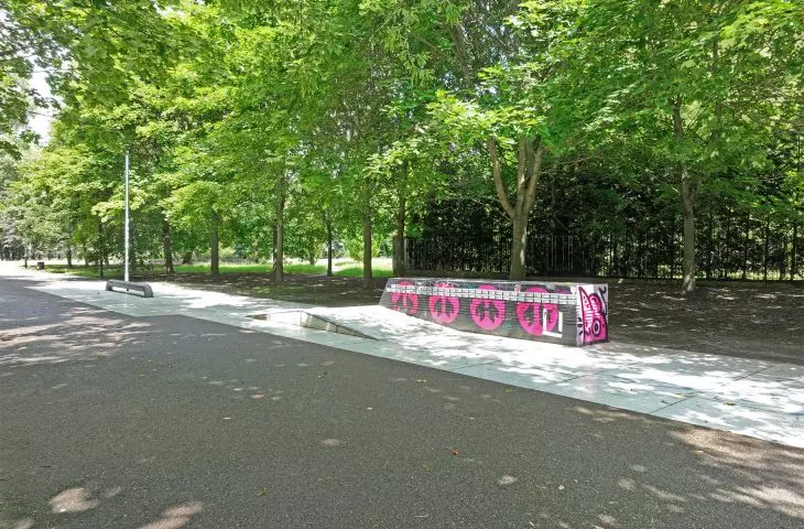 Skatespot park Pole Mokotowskie, Warszawa 