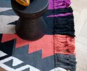 Inspired by Mexico, a colorful rug