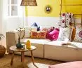 Mexican-inspired, colorful textiles