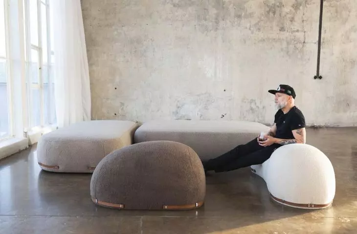 Delicious Concept modular sofa SEEX, designed by Andrzej Burawski