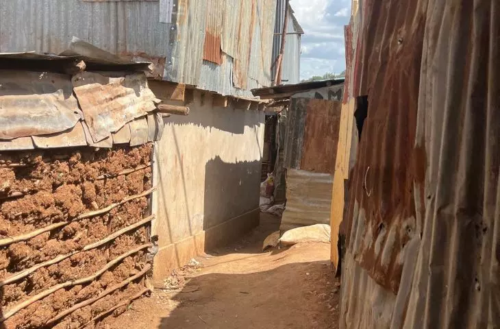 Dzielnica Kibera w Nairobi