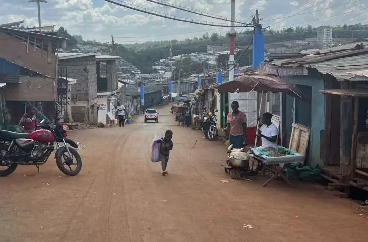 Dzielnica Kibera w Nairobi