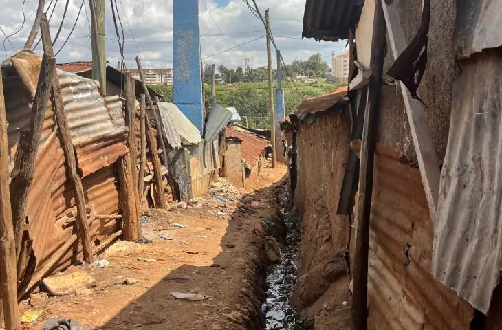 Dzielnica Kibera w Nairobi