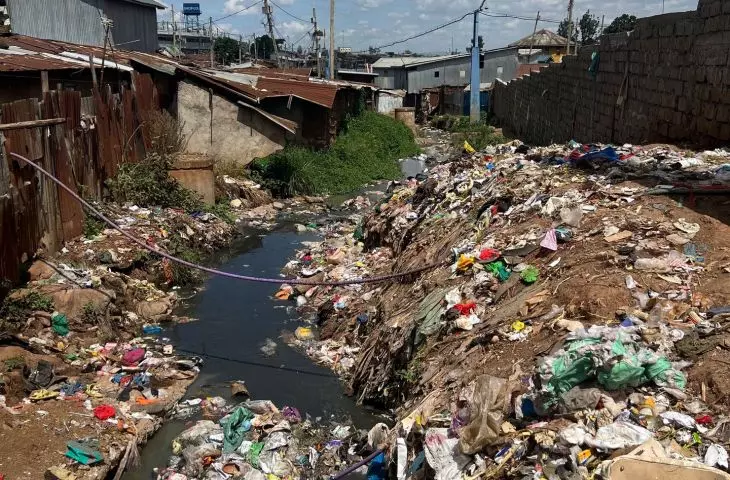 Dzielnica Kibera w Nairobi