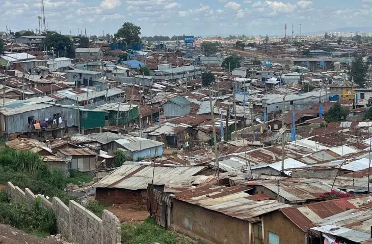 Dzielnica Kibera w Nairobi