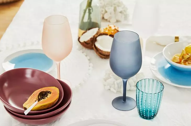 Inspired by Mexico, colors in the dining room