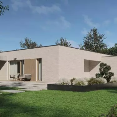 P.20 - project of a one-storey house