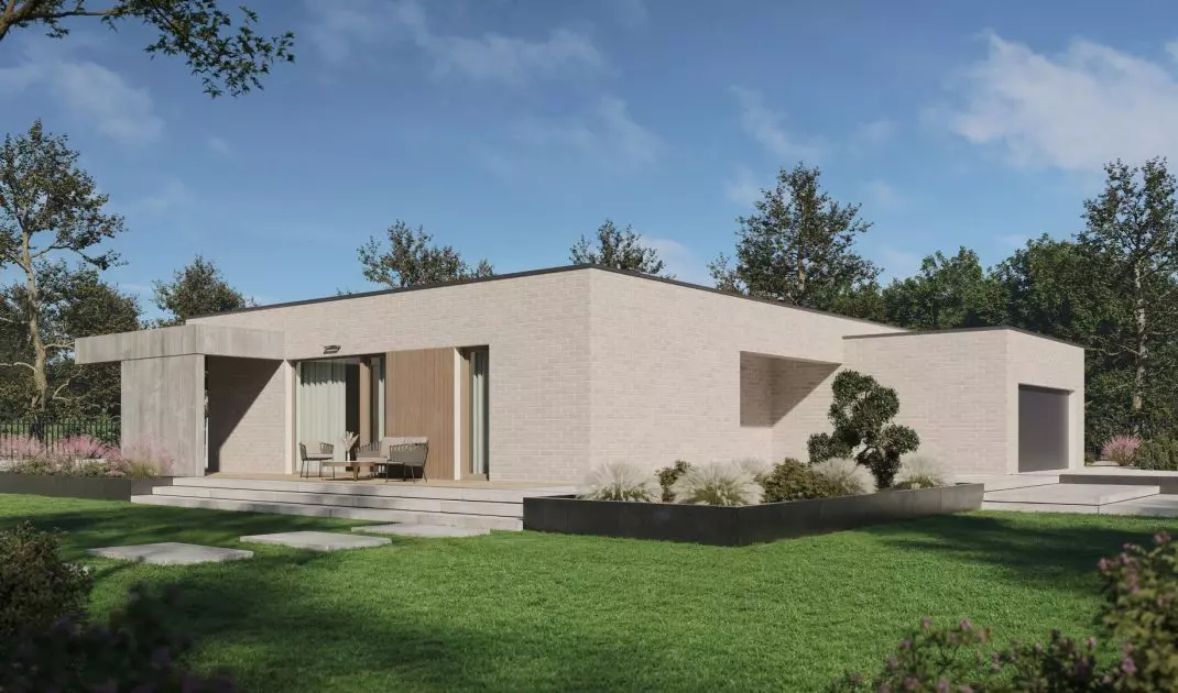 P.20 - projekt domu parterowego