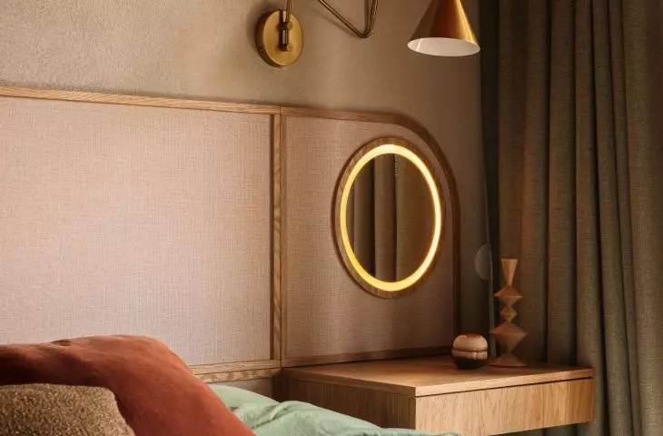The interior of a Krakow apartment