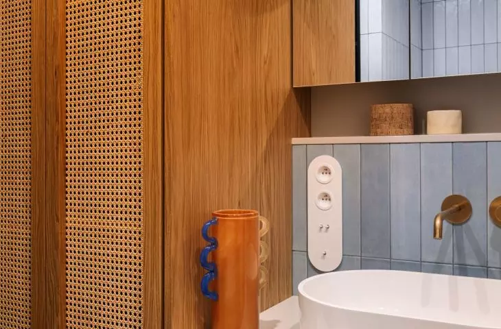 The interior of a Krakow apartment