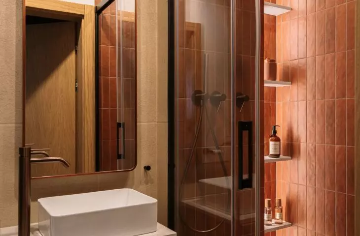 The interior of a Krakow apartment