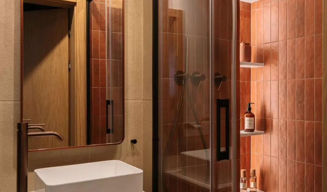 The interior of a Krakow apartment
