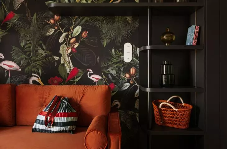 The interior of a Krakow apartment
