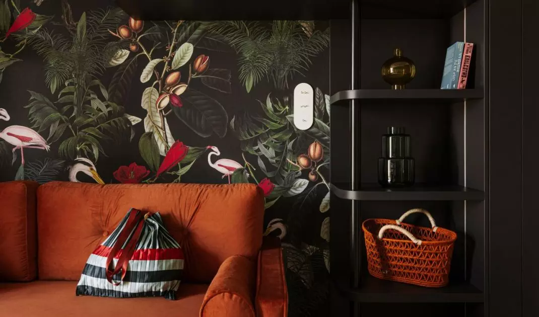 The interior of a Krakow apartment