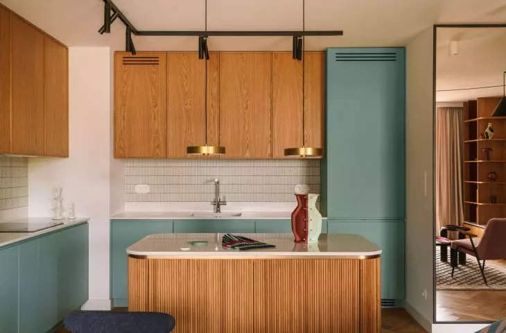 The interior of a Krakow apartment