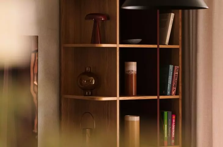 The interior of a Krakow apartment