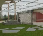 oszklona strefa relaksu