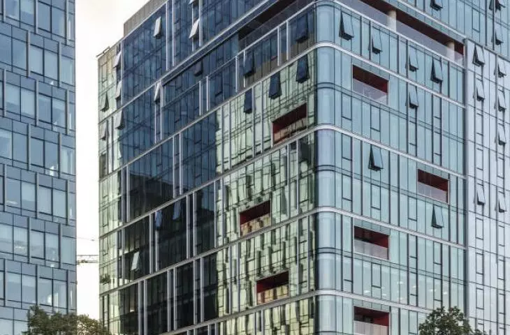 Opening windows in Olivia Prime office building